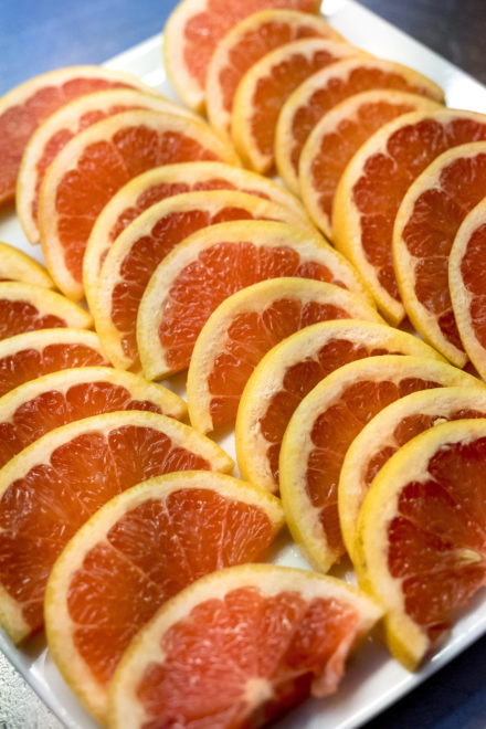 Oranges locales au petit déjeuner du Carlton Tunis